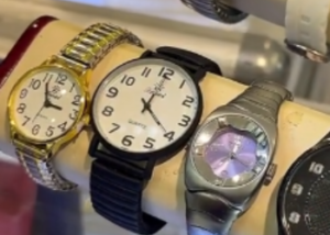 Different strap watches